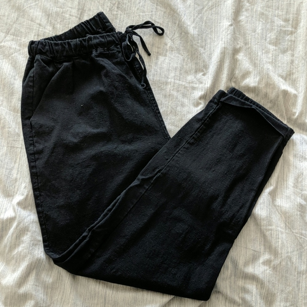 Black joggers